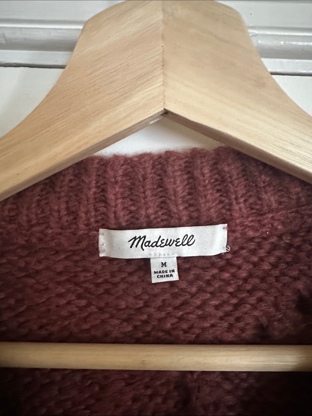 Madewell Cable Knit Button-Front Cardigan - Picture 2 of 2
